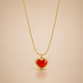 Love Charm Gold Necklace