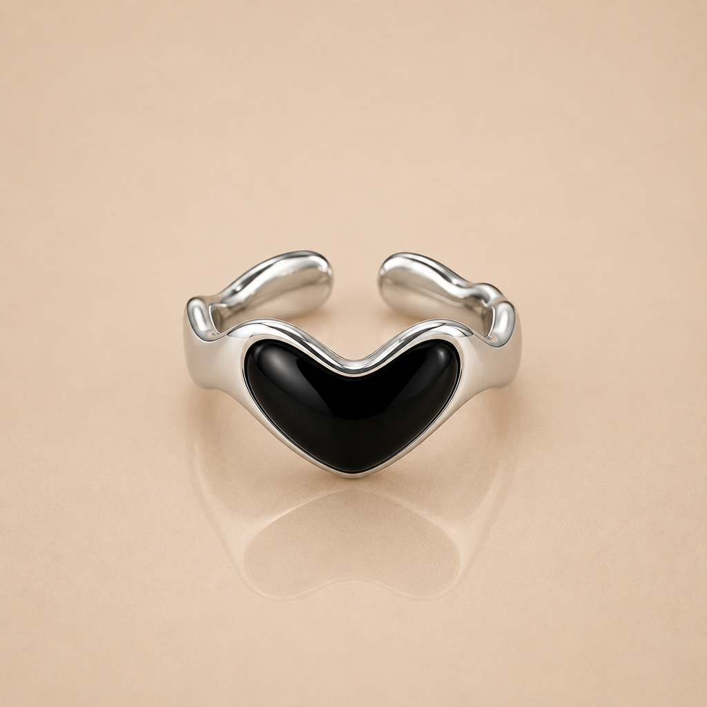 Silver Love Ring