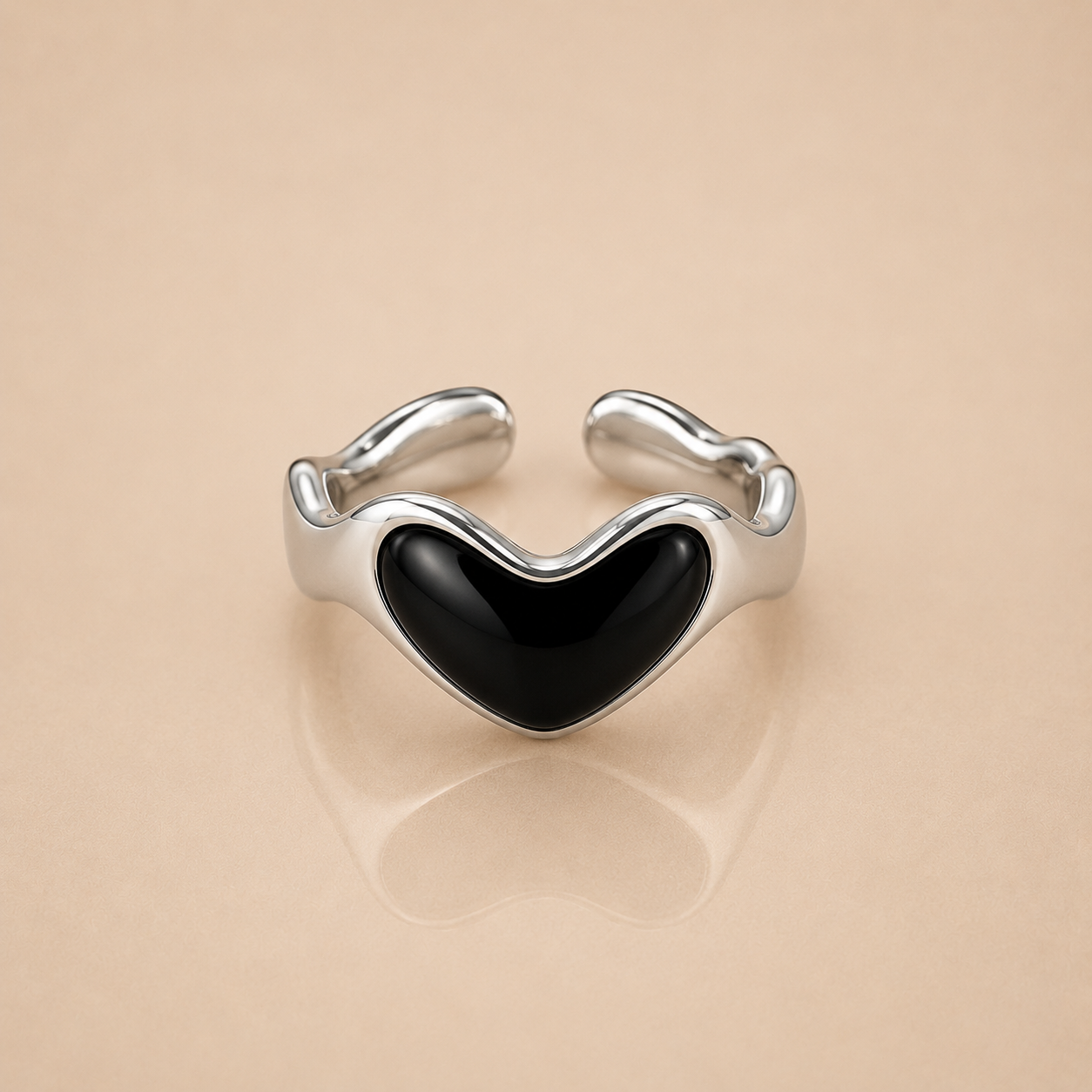 Silver Love Ring