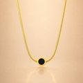 Luxe Round Pendant Necklace