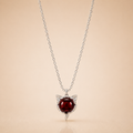 Red Stone Kitty Necklace
