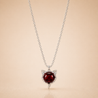 Red Stone Kitty Necklace