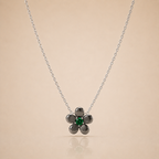 Silver Flower Necklace