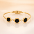 Black Orbit Gold Bracelet