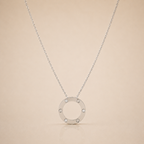 Elegant Round Charm Necklace