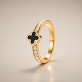 Black Clover Crystal Ring