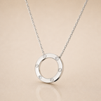 Elegant Round Charm Necklace