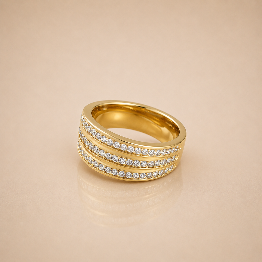 Sparkle Wave Ring