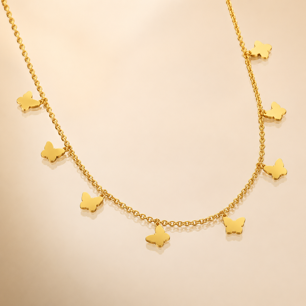 Butterfly Sprinkle Necklace
