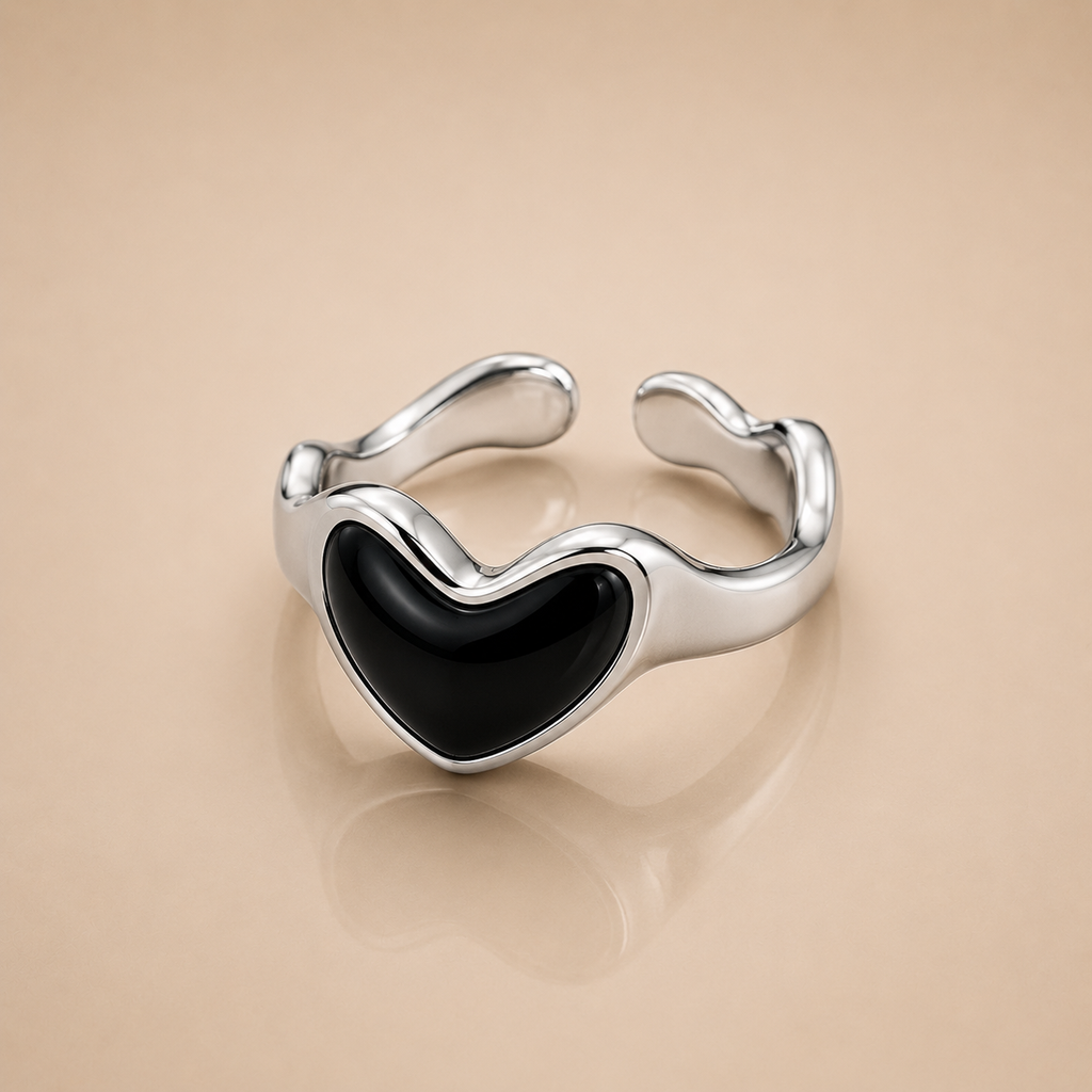 Silver Love Ring