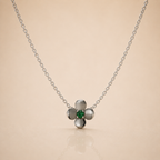 Silver Flower Necklace