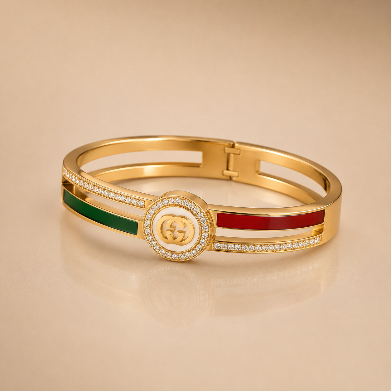 Royal Red & Green Bracelet