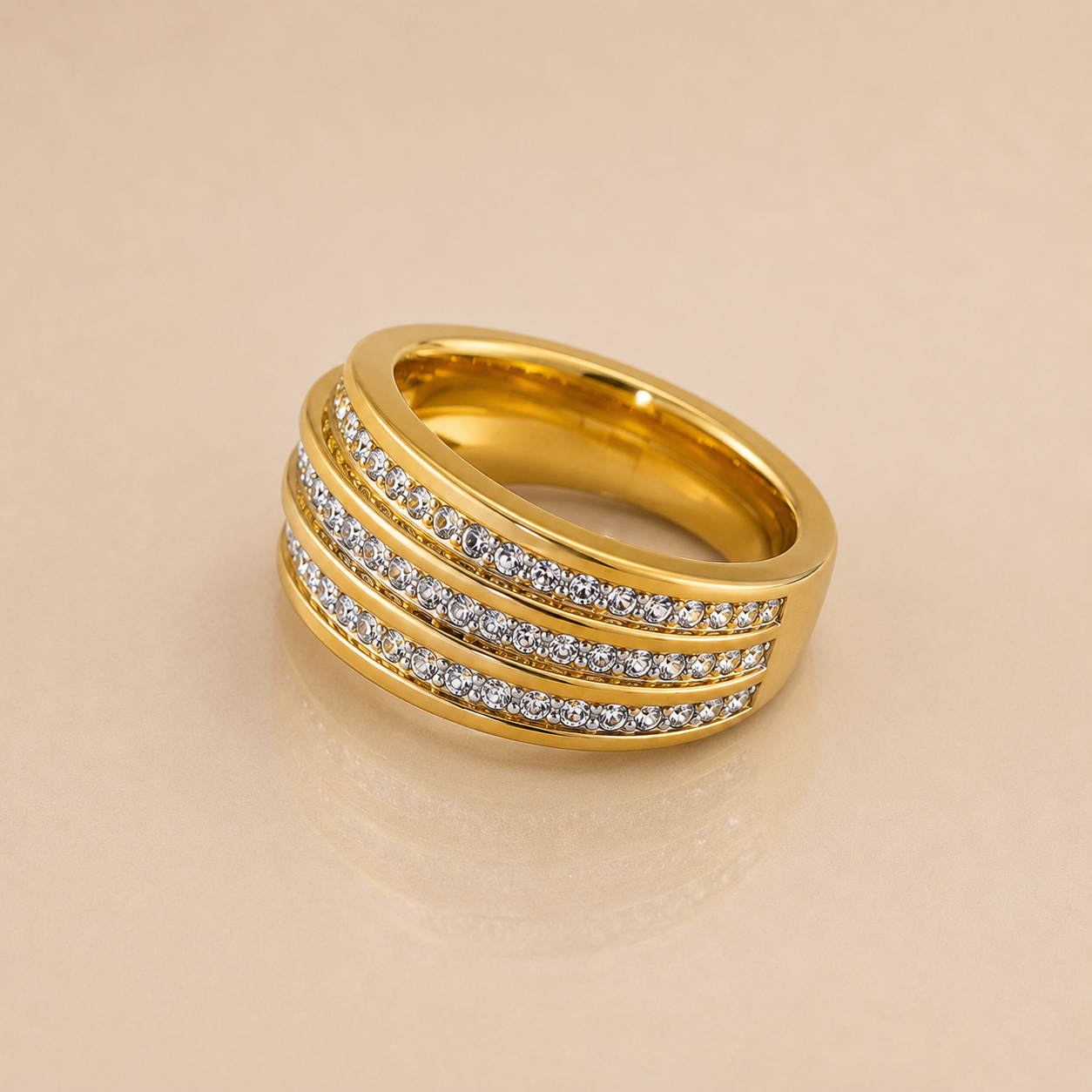 Sparkle Wave Ring