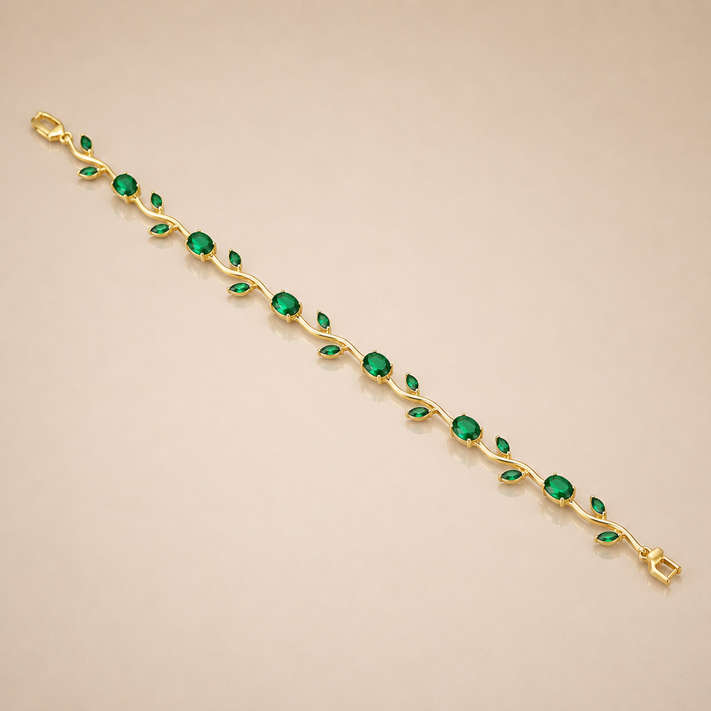 Emerald Vine Bracelet