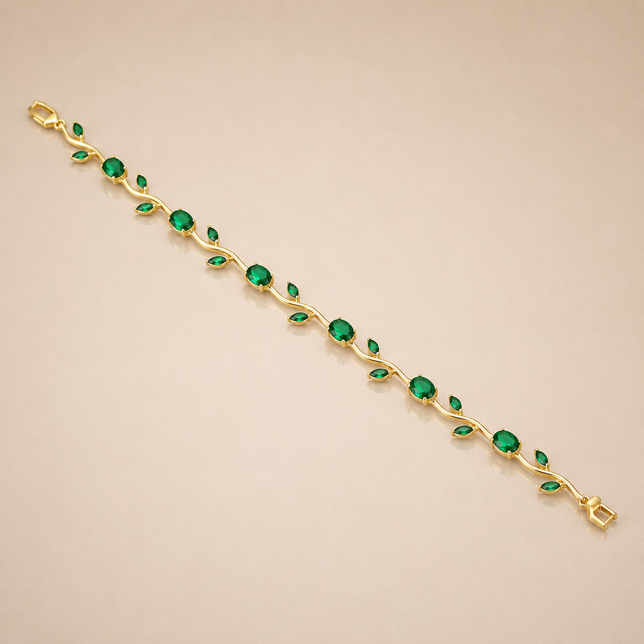 Emerald Vine Bracelet