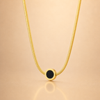Luxe Round Pendant Necklace