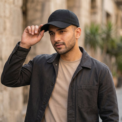 Black Stripe Cap