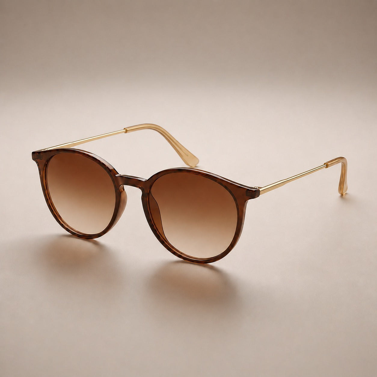 Brown Round Glasses