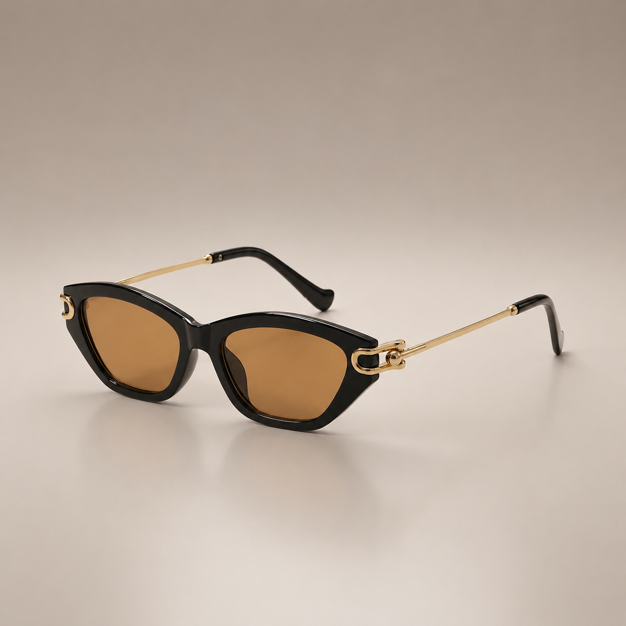 Cat Eye Metal Temples