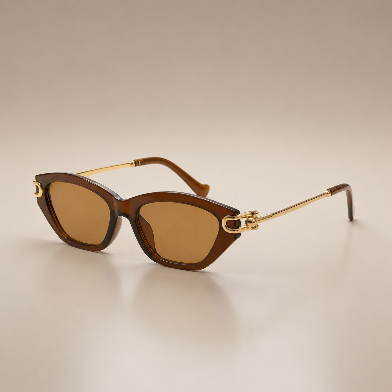 Cat Eye Metal Temples