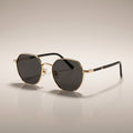 Metal Geometric Retro Simple Round Frame