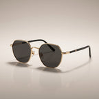 Metal Geometric Retro Simple Round Frame