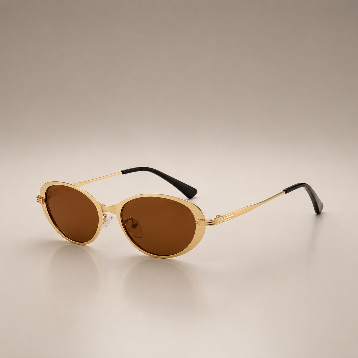 Oval Metal Frame Luxury