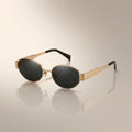 Retro Oval & Rhombus Metal Frame