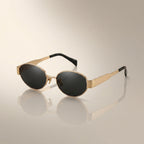 Retro Oval & Rhombus Metal Frame