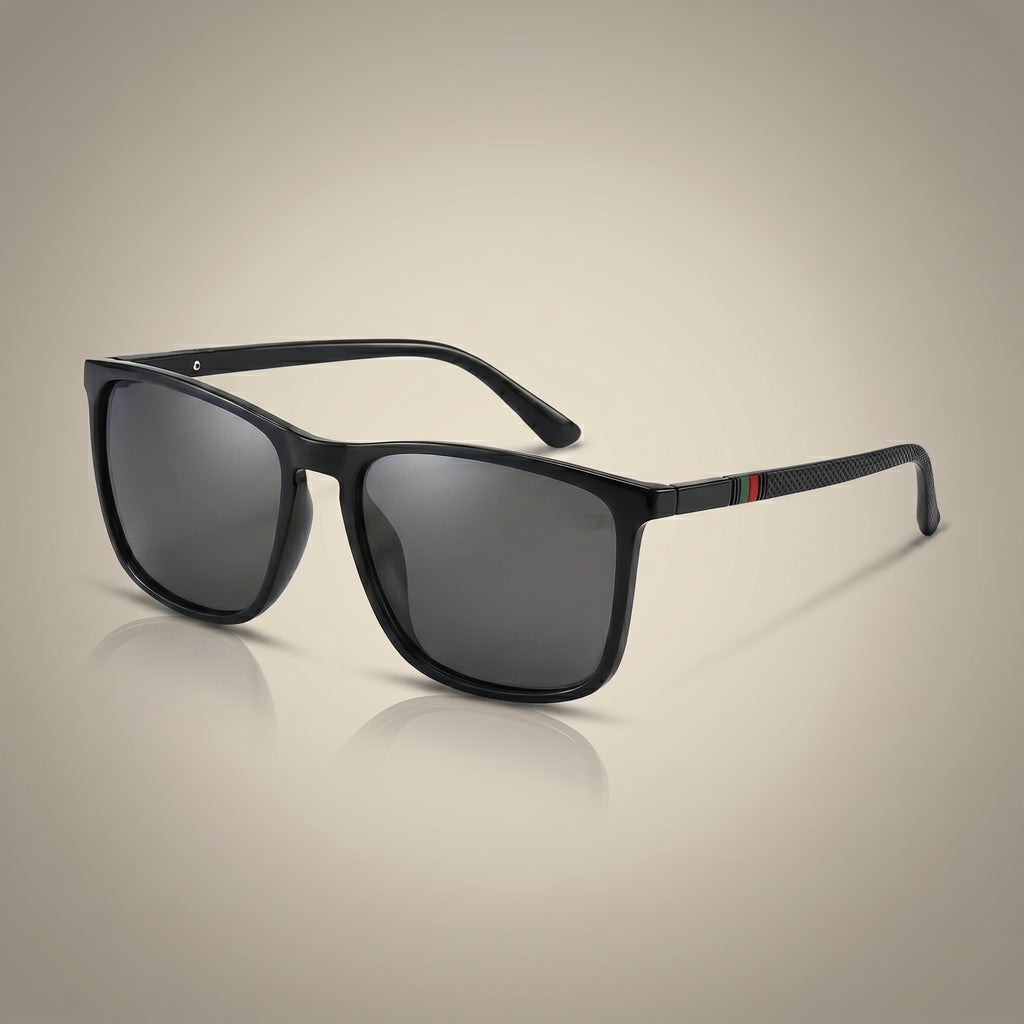 Retro Square Frame Skinny Leg