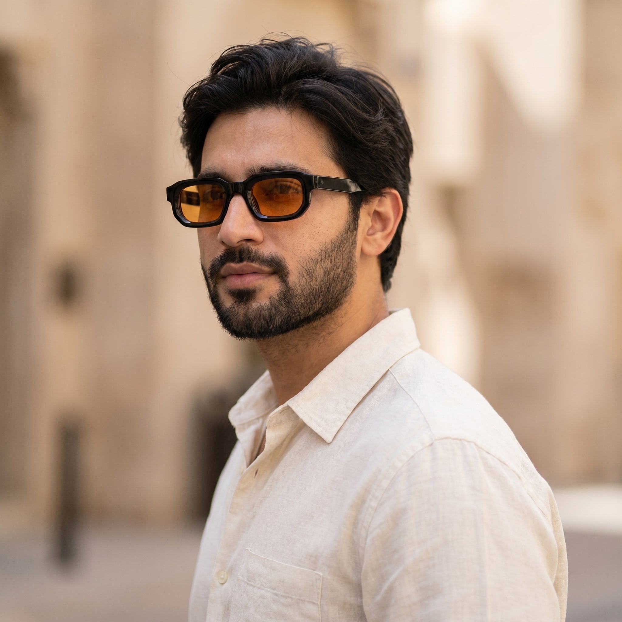 Retro Square Men's Fashion Glasses