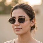 Retro Oval & Rhombus Metal Frame