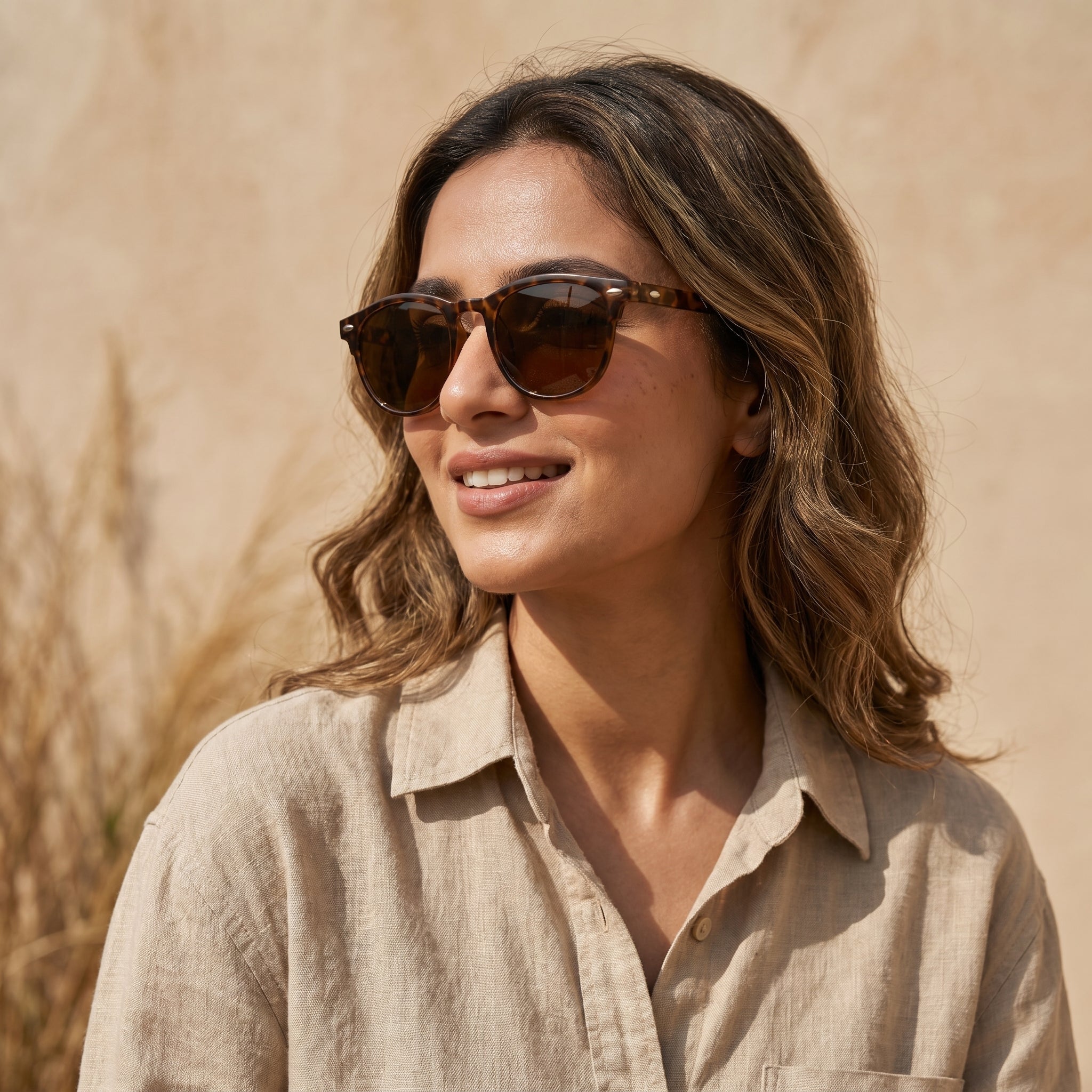 Round Leopard Glasses