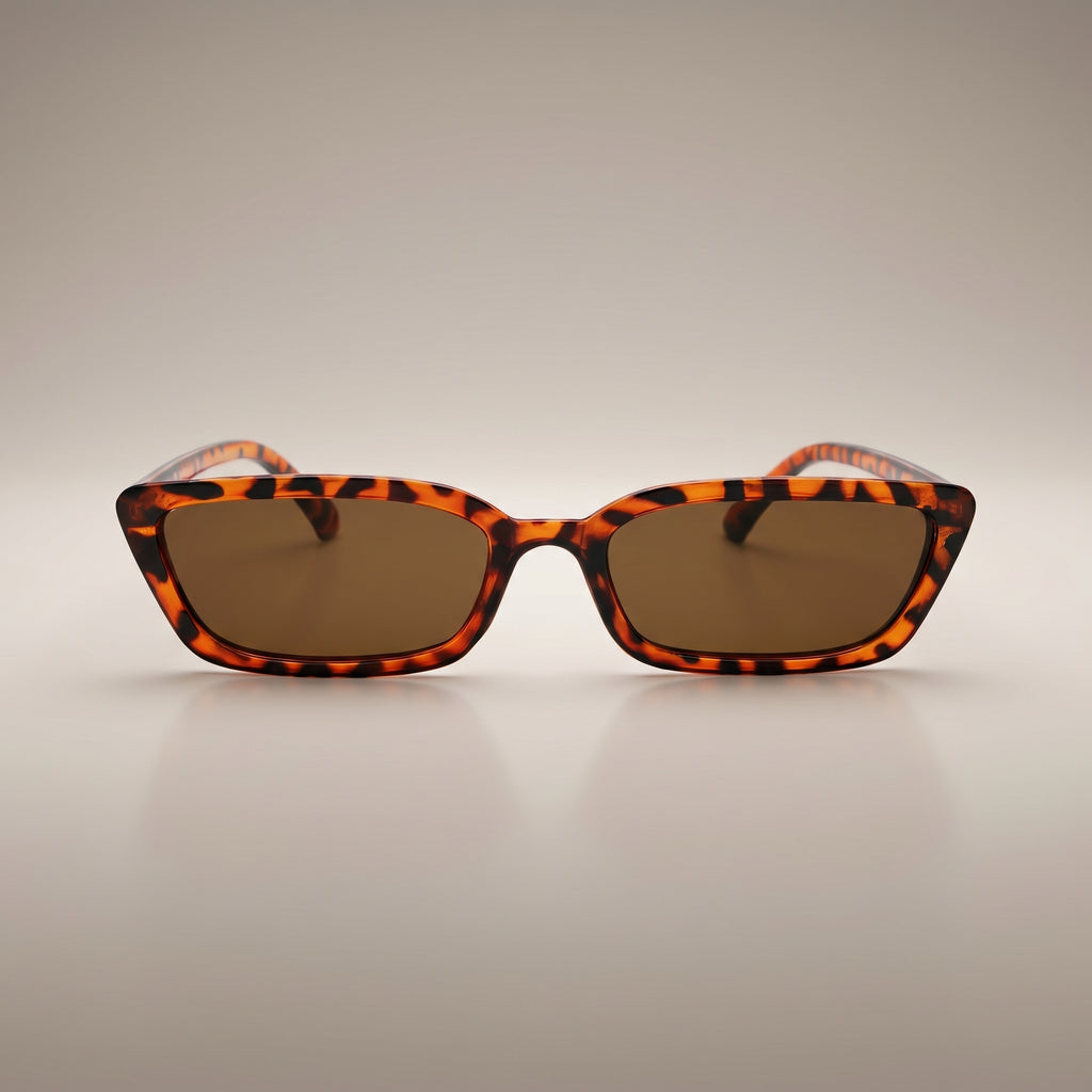 Small Cat Eye Leopard Glasses