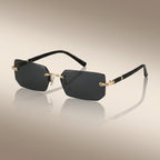 Small Frame Rimless Glasses