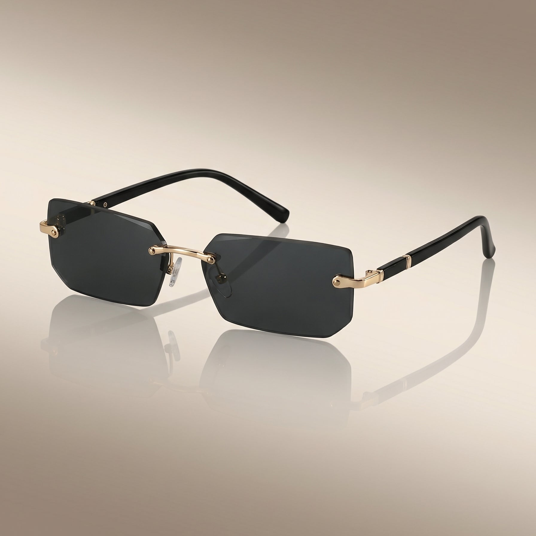 Small Frame Rimless Glasses