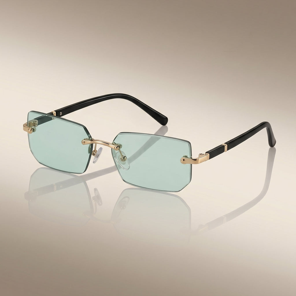 Small Frame Rimless Glasses