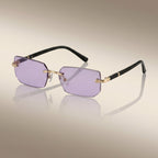 Small Frame Rimless Glasses