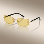 Small Frame Rimless Glasses