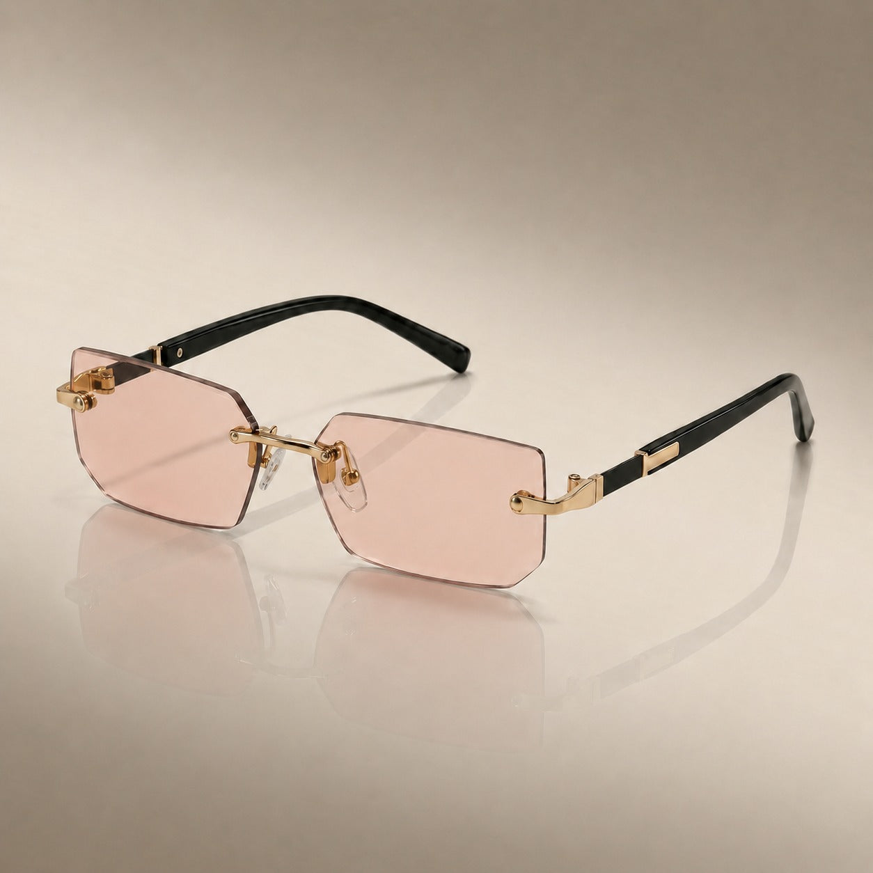 Small Frame Rimless Glasses