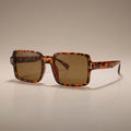 Square Leopard Glasses