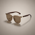 Brown Retro Wood Frame