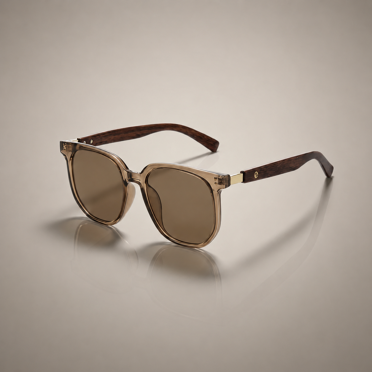 Brown Retro Wood Frame